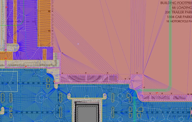 3D civil site in civil construction